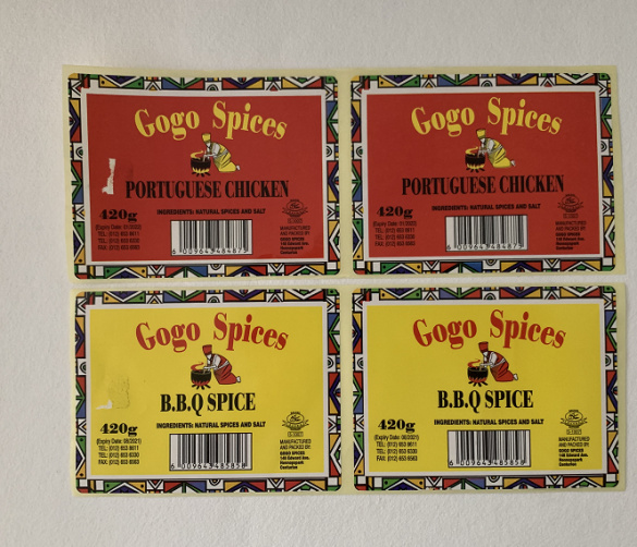 Food Prdudction labels