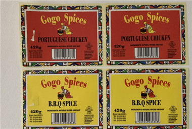 Food Prdudction labels